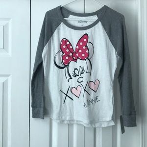 minnie mouse pj top